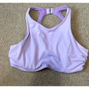 Athleta Swimwear Swim Suit Top Size 34 B / C Purple Underwire